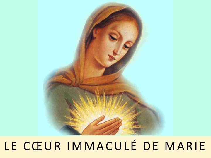 Le Cœur Immaculé de Marie
