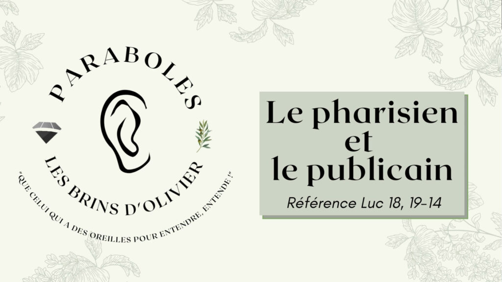 Points importants à retenir de la parabole :

    me faire petit devant Dieu, m’abaisser,
    reconnaître et regretter ses péchés,

alors Dieu m’écoute et l’élève !