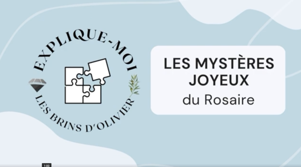 Les principaux événements de l'enfance de Jésus avec sa Mère :
Annonciation, Visitation, Nativité, Présentation, Recouvrement.