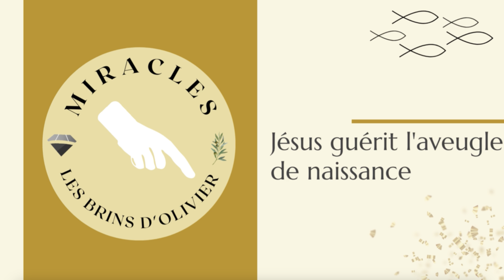 Guérison de notre aveuglement spirituel, inauguré à notre baptême