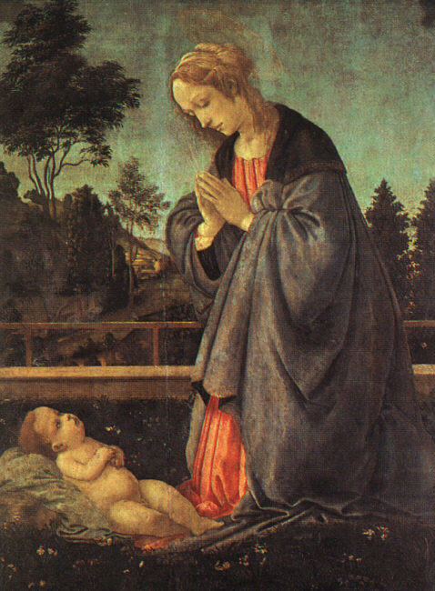 L’adoration de l’enfant Filippino Lippi (2)